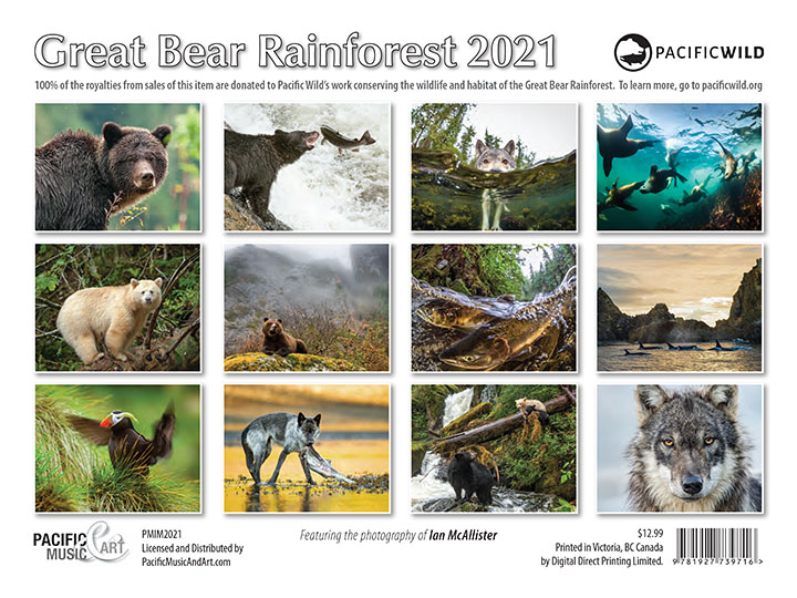 Great Bear Rainforest 16 Month Calendar 2021 | Ian McAllister
