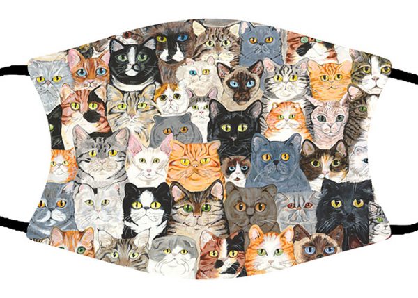 Cat Collage face mask