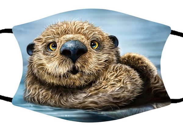 Otter face mask