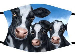 Cows face mask