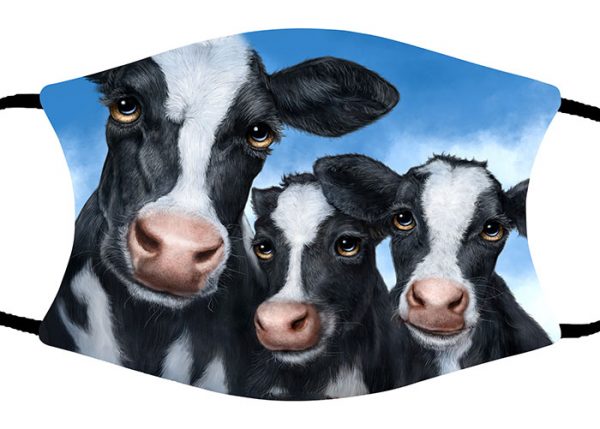 Cows face mask