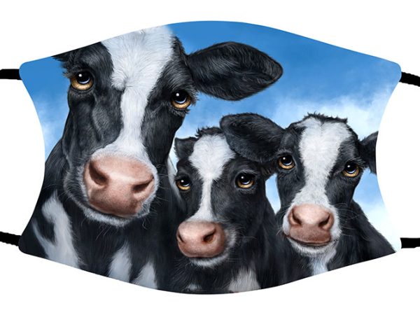 Cows face mask