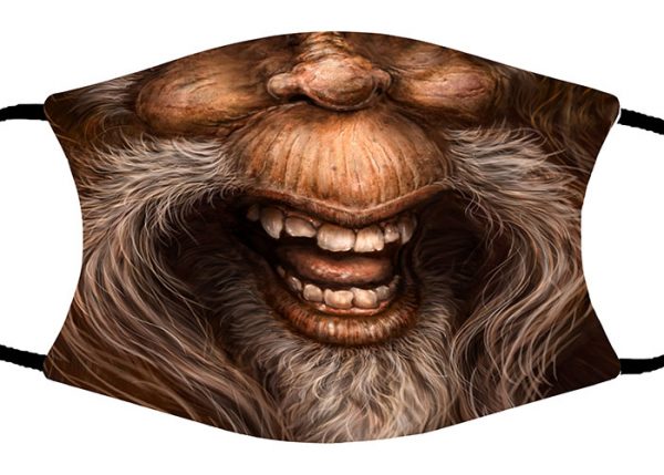 Sasquatch face mask