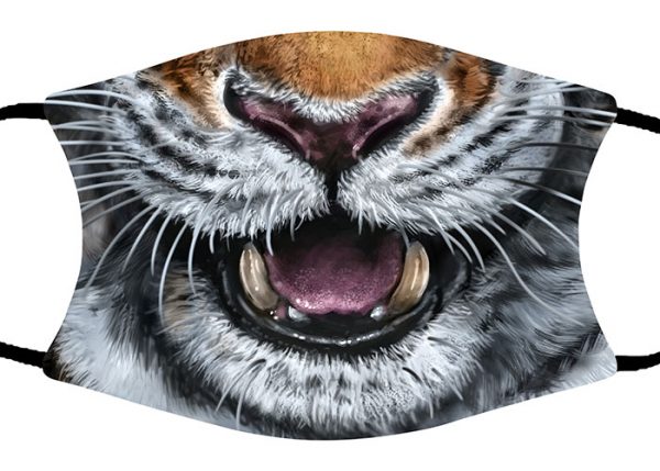 Amur Tiger face mask