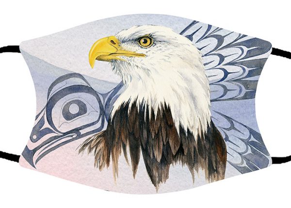 Eagles's Pride face mask