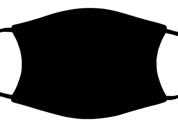 Black Cotton face mask