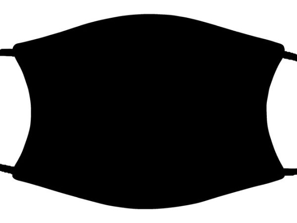Black Cotton face mask