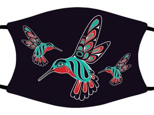 Hummingbirds face mask