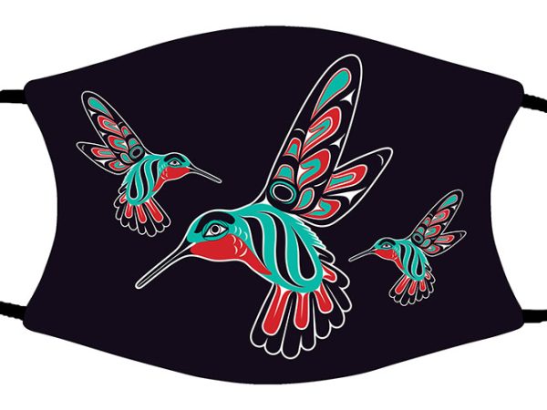 Hummingbirds face mask