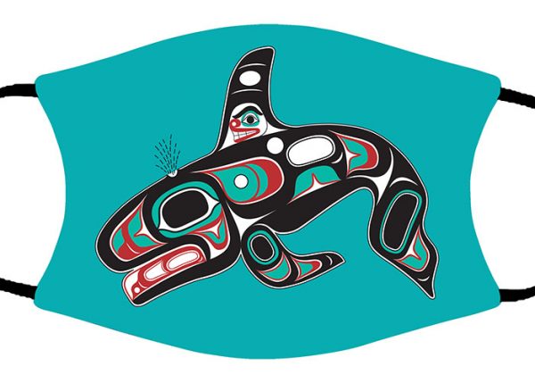 Killerwhale face mask