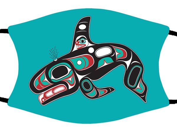 Killerwhale face mask