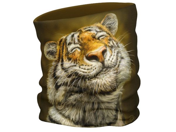 Smiling Tiger face scarf