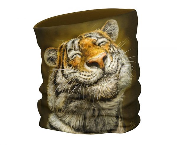 Smiling Tiger face scarf