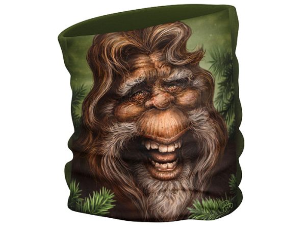 Sasquatch face scarf