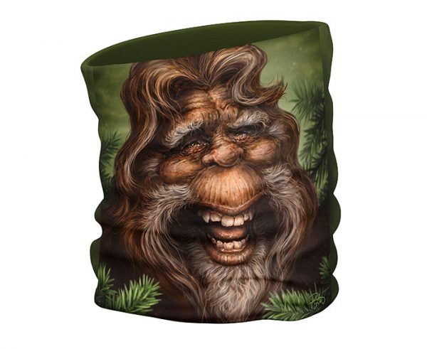 Sasquatch face scarf