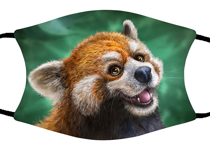Face Mask Red Panda Patrick LaMontagne