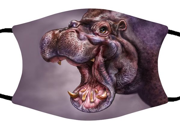 Hippo face mask