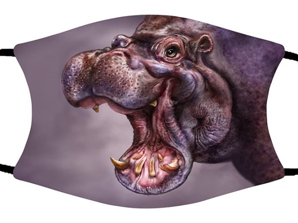 Hippo face mask