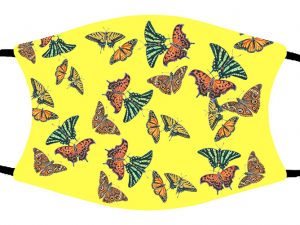 Butterfly Collage face mask