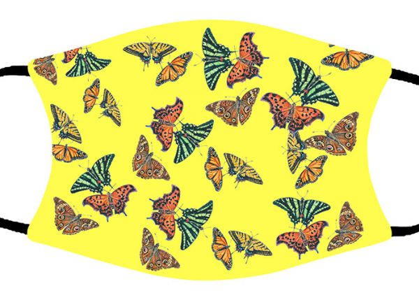 Butterfly Collage face mask