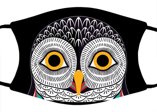 Owl face mask