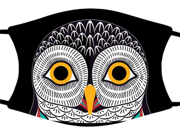 Owl face mask