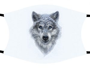 Winter Wolf face mask