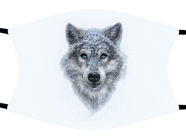 Winter Wolf face mask