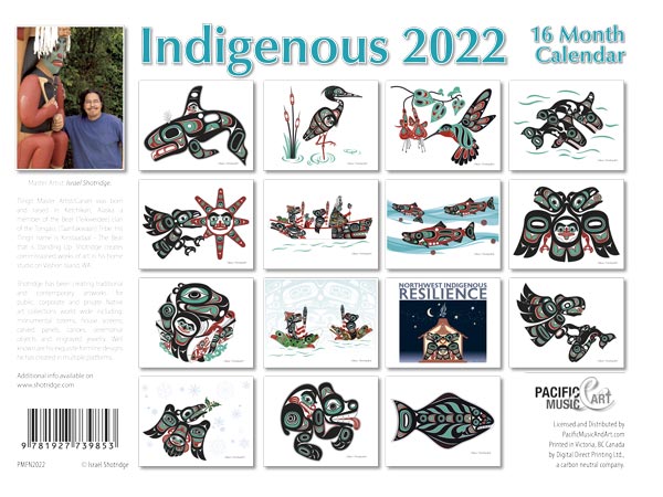 Back Cover of Indigenous Calendar 2022