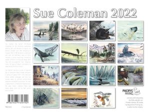 Back Cover of Sue Coleman's Calendar 2022