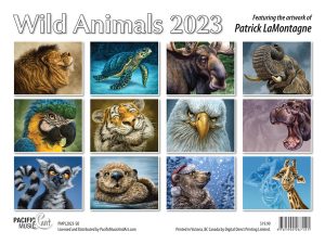 PMPL2023 Wild Animals Calendar 2023 back cover