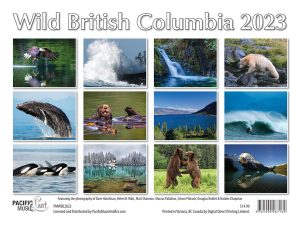 PMWBC2023 Wild British Columbia Calendar back cover