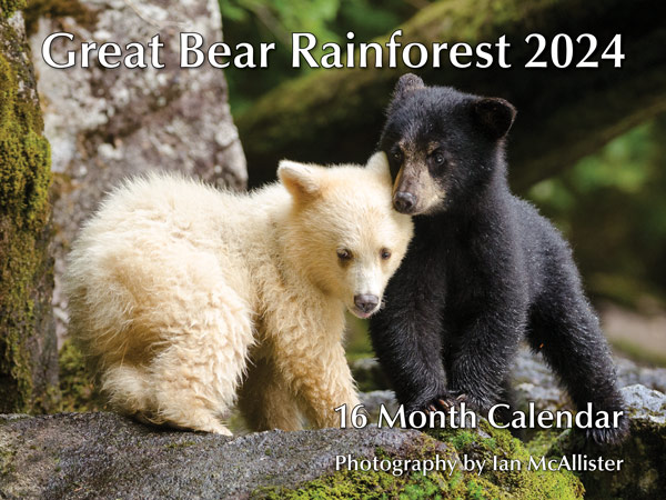 Great Bear Rainforest 16 Month Calendar 2024 | Ian McAllister