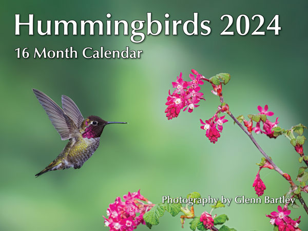 PMHUM-2023 Calendar-Hummingbirds - Front Cover
