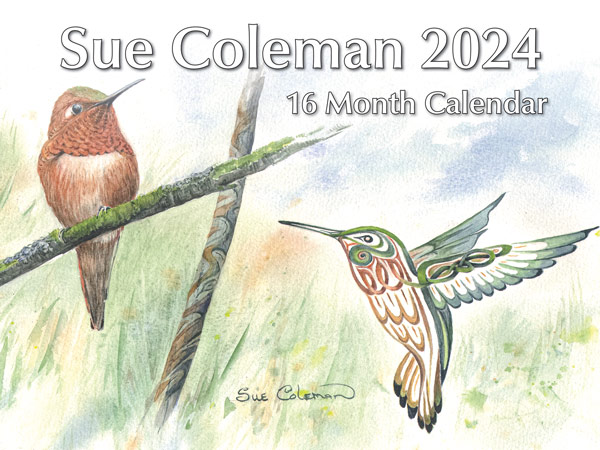 PMSC2024 Sue Coleman Calendar 2023 front cover