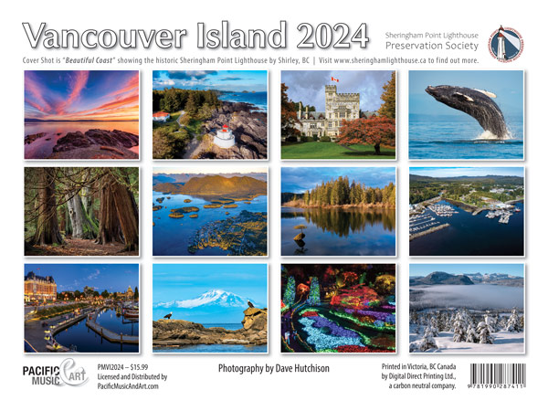 PMVI2024 Vancouver Island Calendar 2024 back cover image