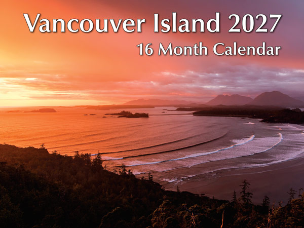 PMVI2027 Vancouver Island Calendar 2027 by Dave Hutchison front cover
