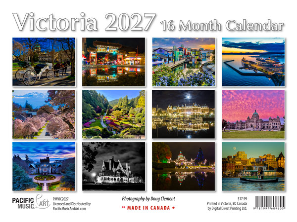 PMVIC2027 Surf Vancouver Island Calendar back cover by Doug Clement
