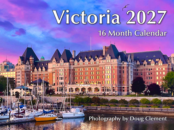 PMVIC2027 Surf Vancouver Island Calendar front cover by Doug Clement